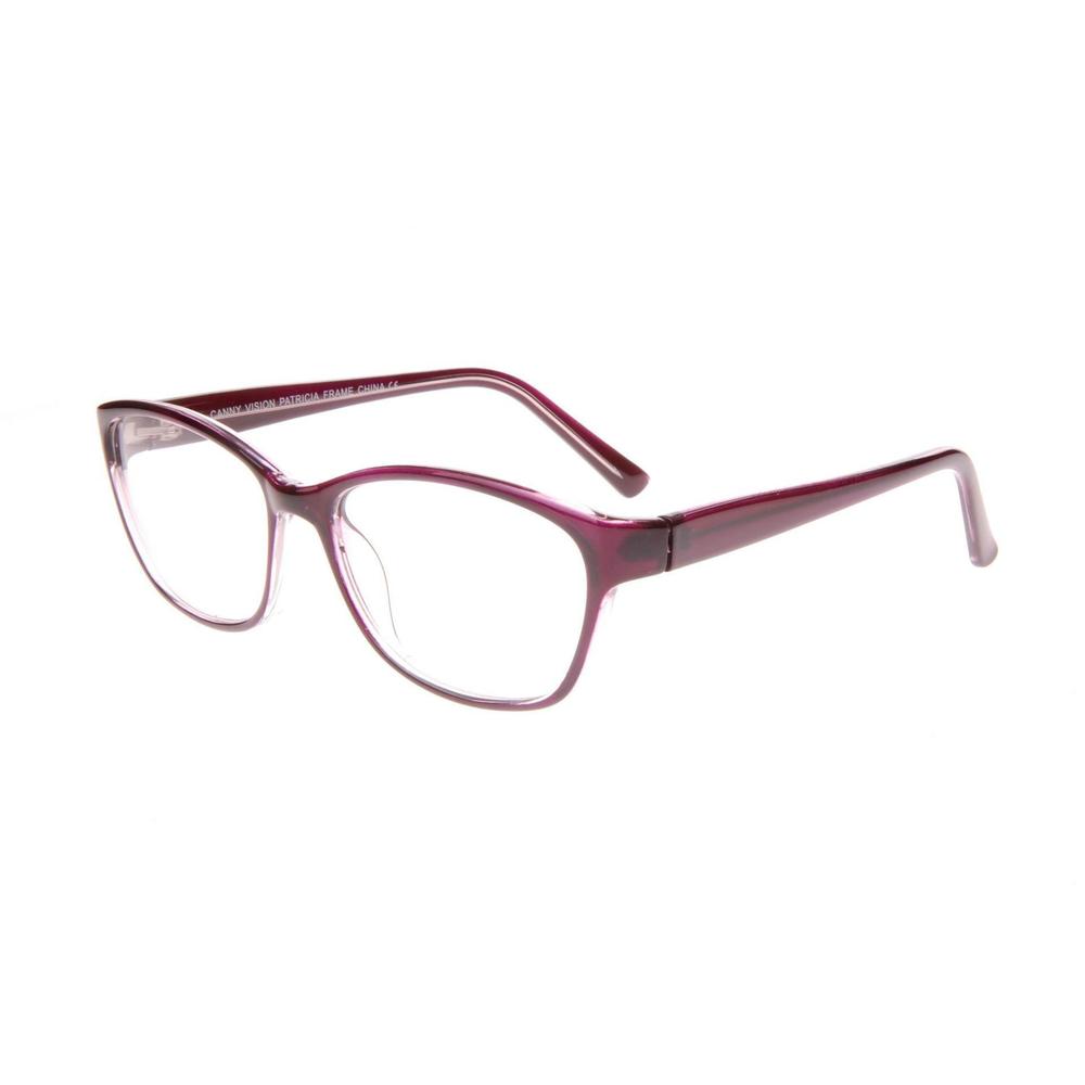 NEW CANNY VISION Purple PATRICIA Eyeglasses 55mm with Case